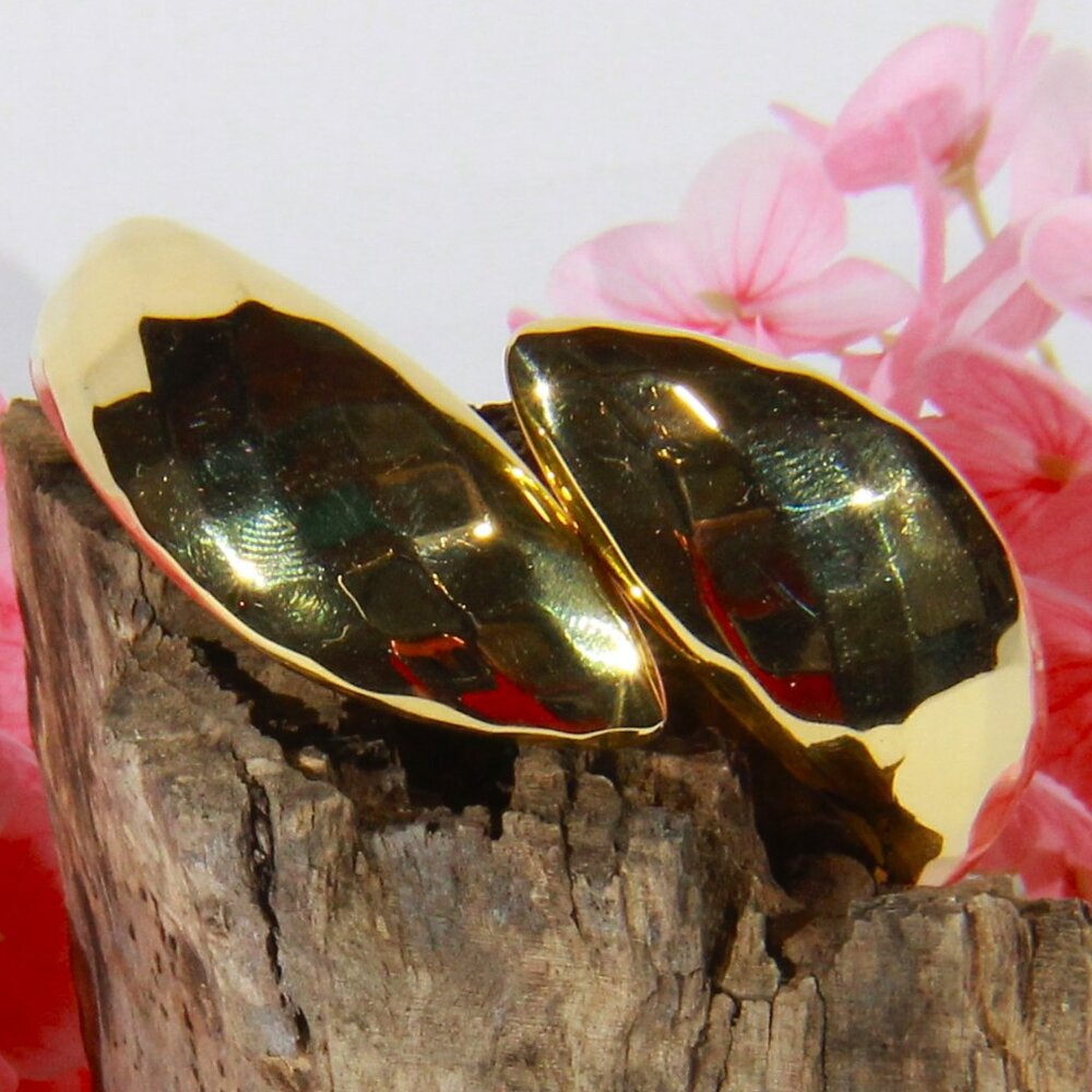 Vintage 70s Clamper Modernist Snakehead Diamond Embossed Bangle Cuff Bracelet - Picture 6 of 11